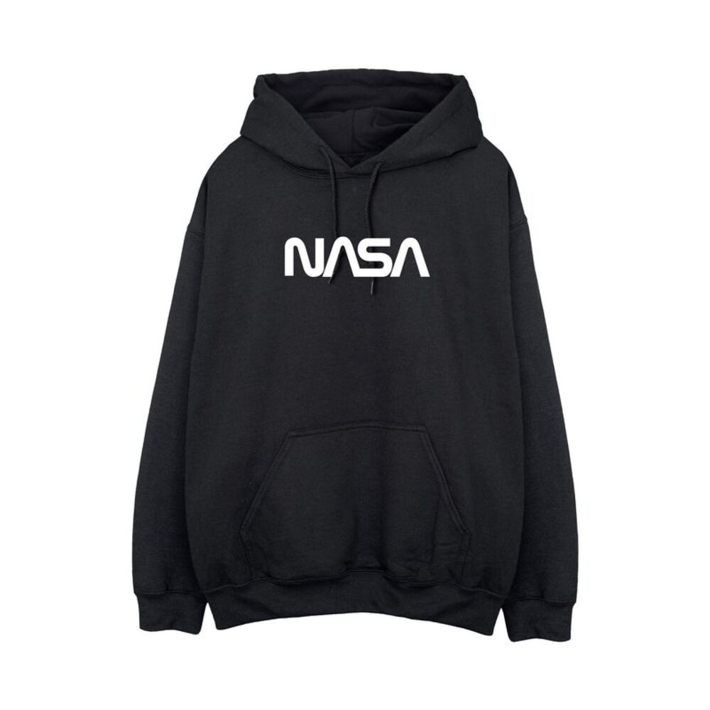 NASA Mens Modern Logo Hoodie / Black